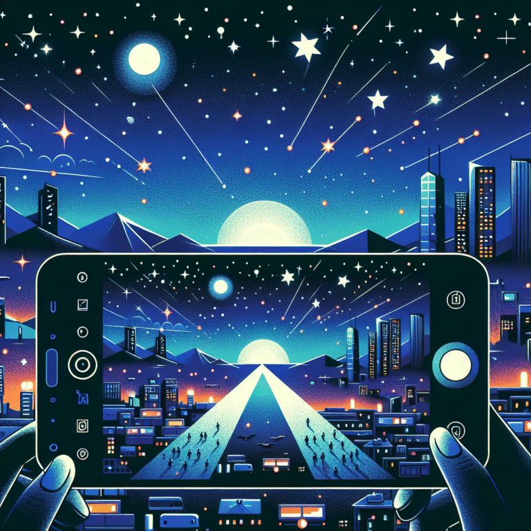 técnicas de fotografia noturna com smartphone para iniciantes