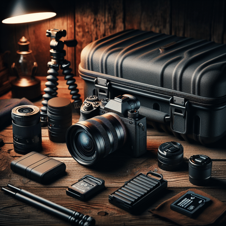 equipamento portátil para street photography noturna