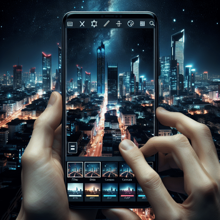 noite sob controle: técnicas de pós-produção em celular