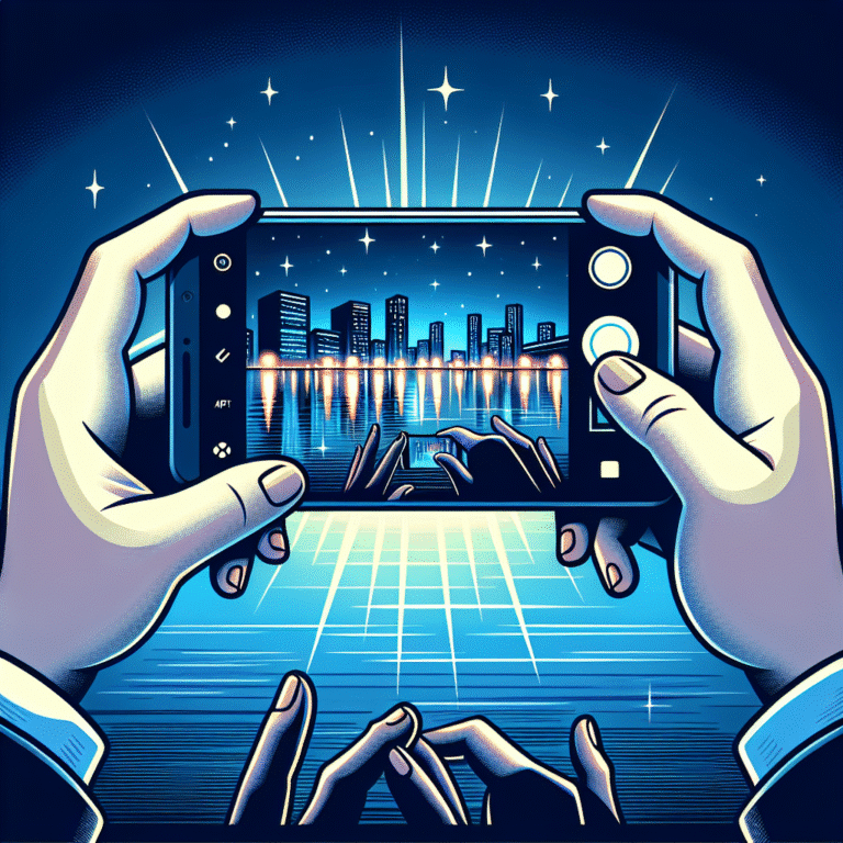 como fotografar à noite com celular de maneira eficaz